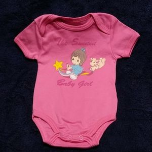 Precious Moments Baby onesie Size 3/6 months The Sweetest Baby Girl